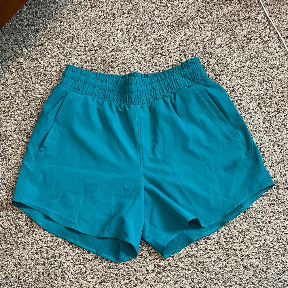 Teal Women's athletic Shorts